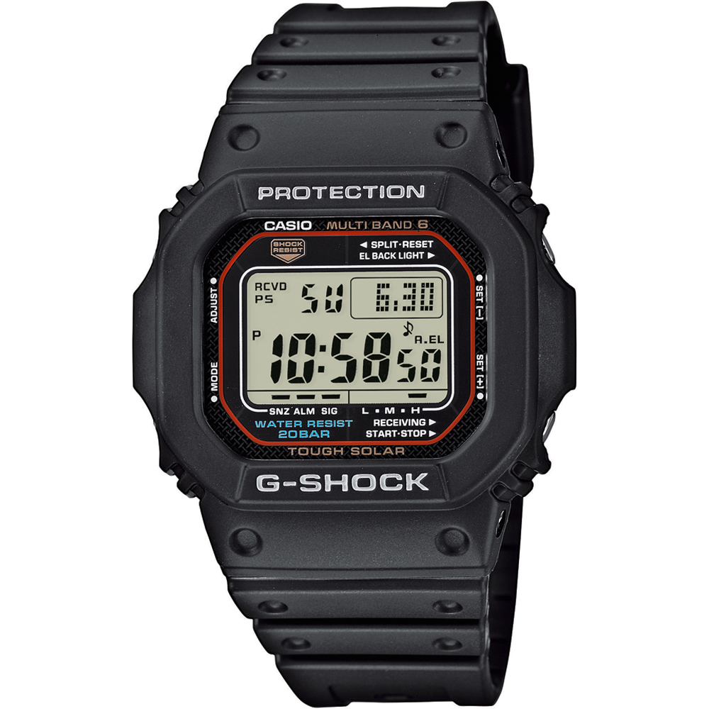 Reloj G-Shock Classic Style GW-M5610-1ER Solar Waveceptor