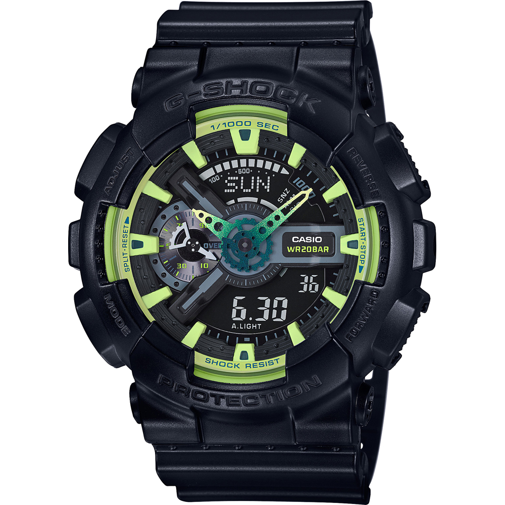 Reloj G-Shock Classic Style GA-110LY-1A Classic Lime