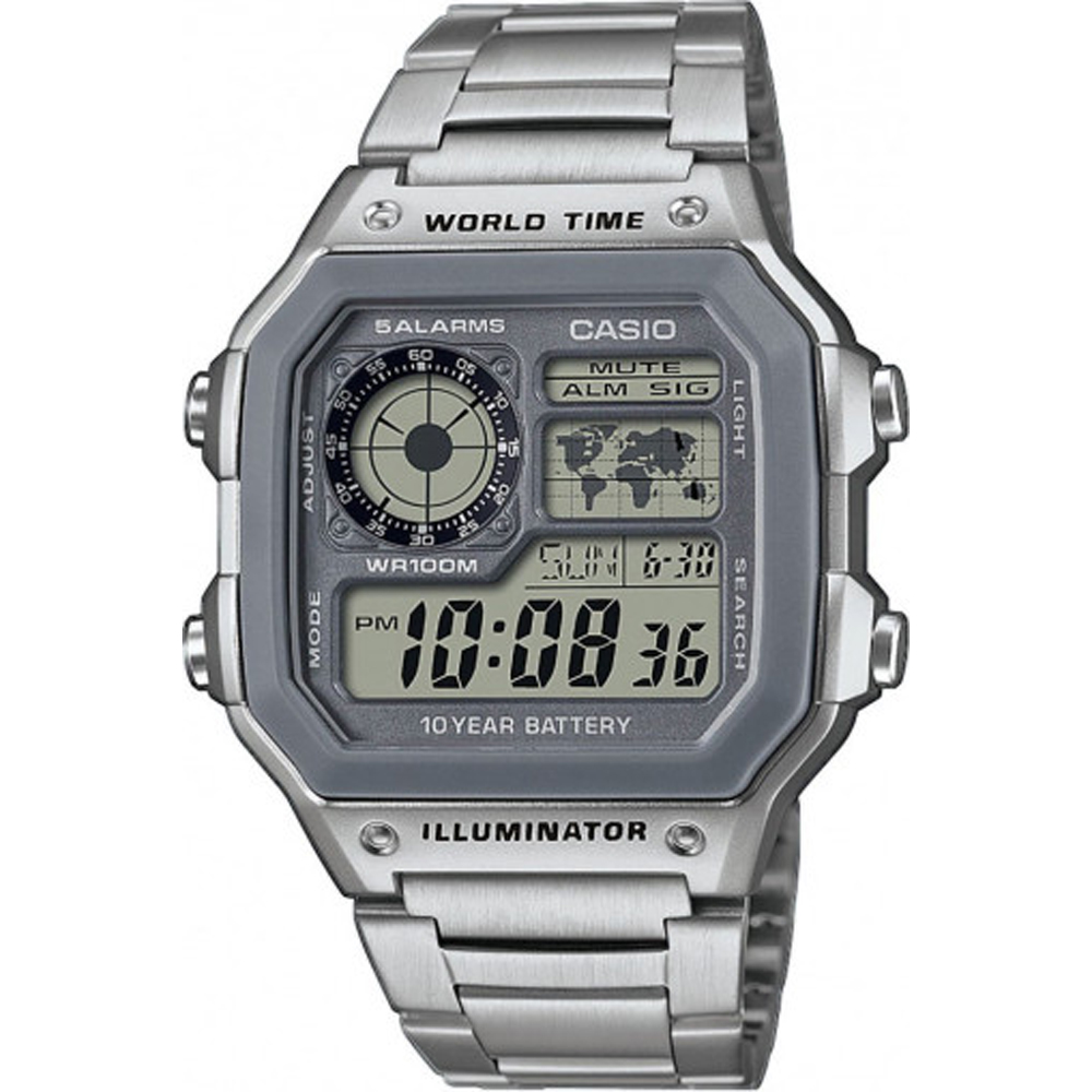 Reloj Casio Collection AE-1200WHD-7AVEF World Time