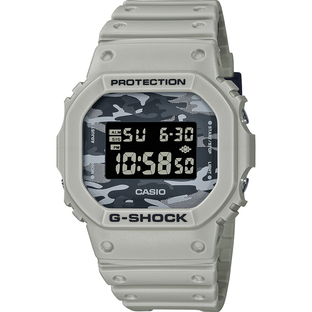 Reloj G-Shock Classic Style DW-5600CA-8ER Dial Camo Utility