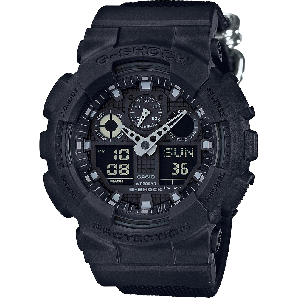 Reloj G-Shock Classic Style GA-100BBN-1A Military Black