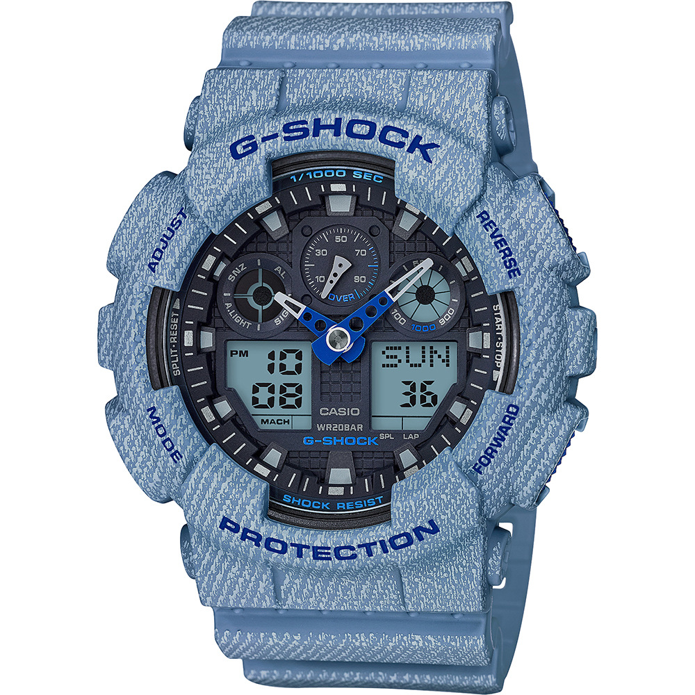 Reloj G-Shock Classic Style GA-100DE-2AER Denim Color