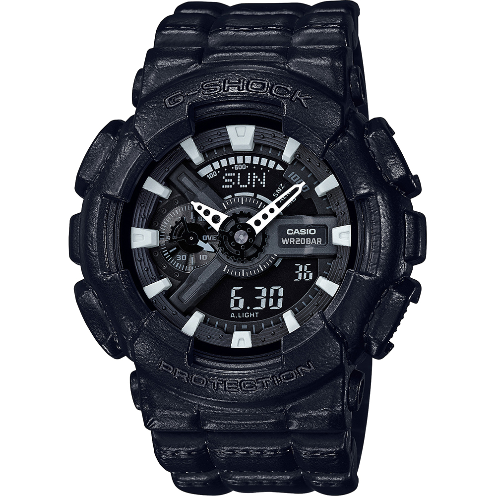 Reloj G-Shock Classic Style GA-110BT-1AER Black Out Texture