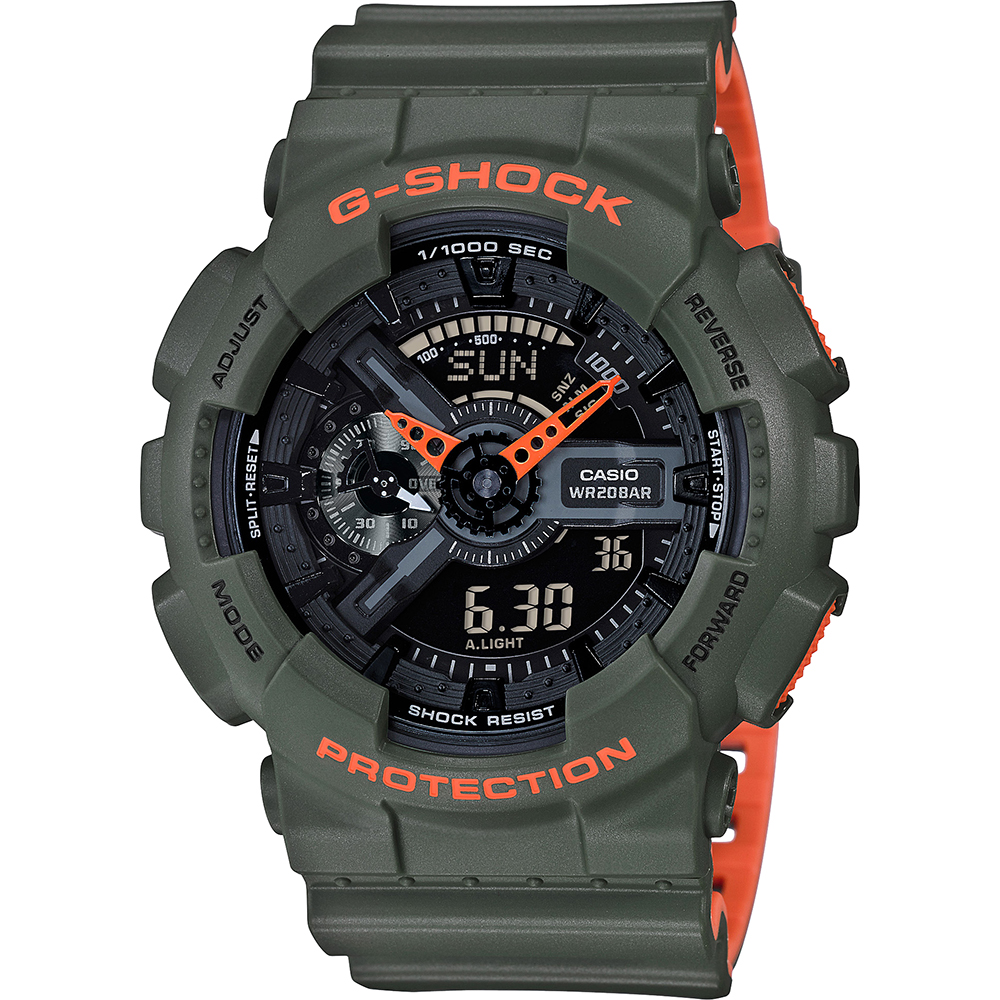 Reloj G-Shock Classic Style GA-110LN-3AER Layered Neon