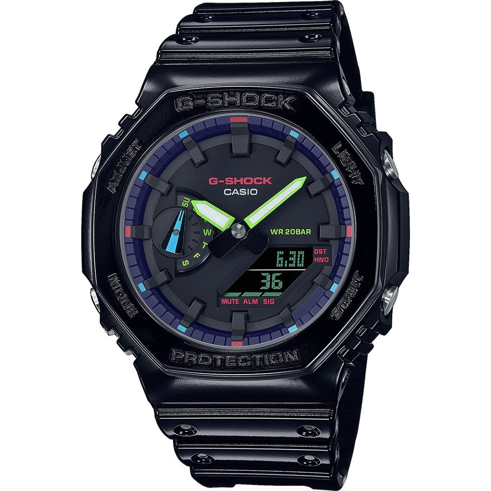 Reloj G-Shock Classic Style GA-2100RGB-1AER Virtual Rainbow