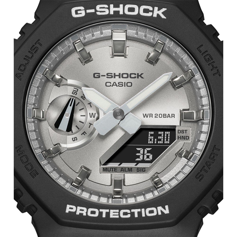 Reloj G-SHOCK GA-2100-1A1 Carbono/Resina Hombre Negro - Btime
