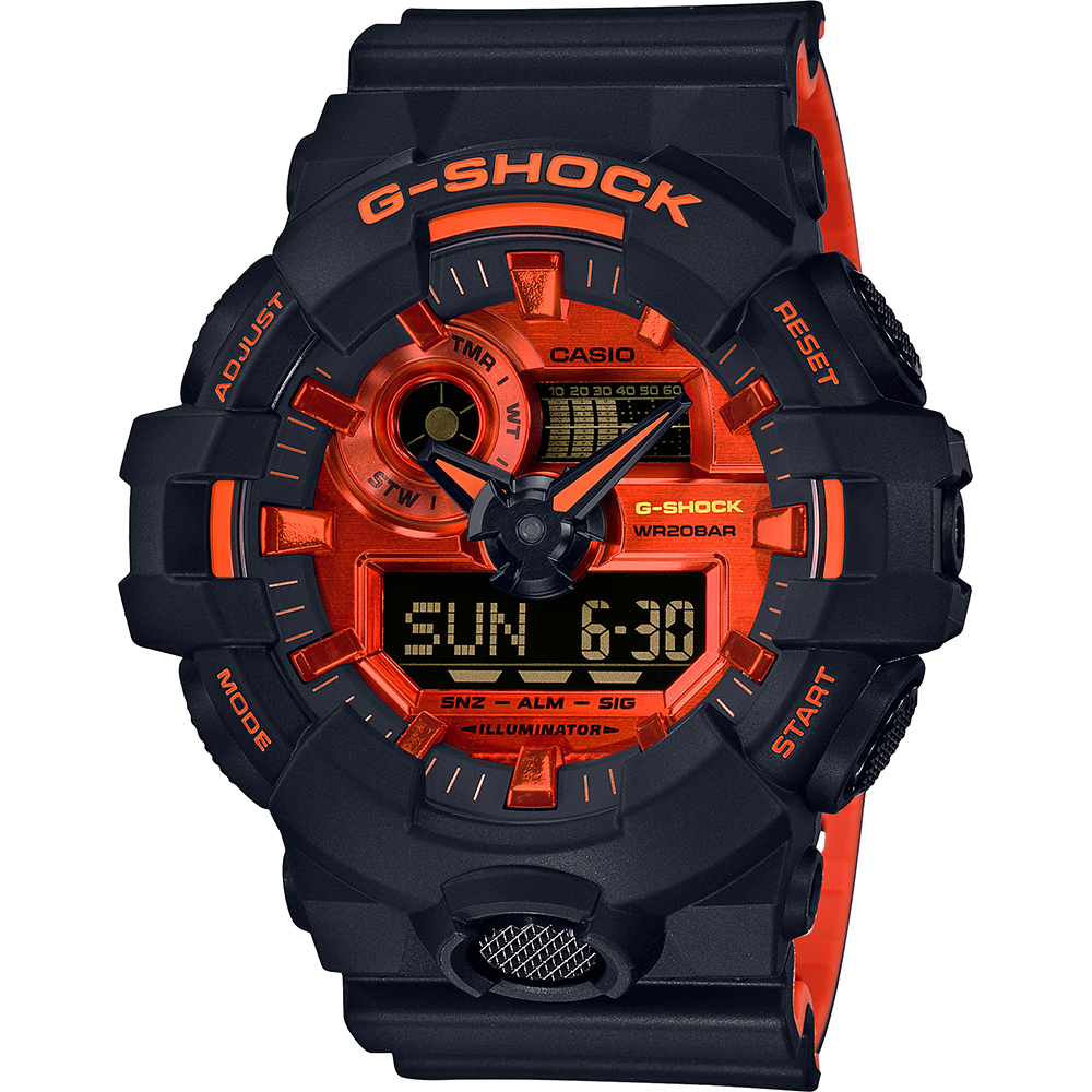 Reloj G-Shock Classic Style GA-700BR-1A Bright Orange
