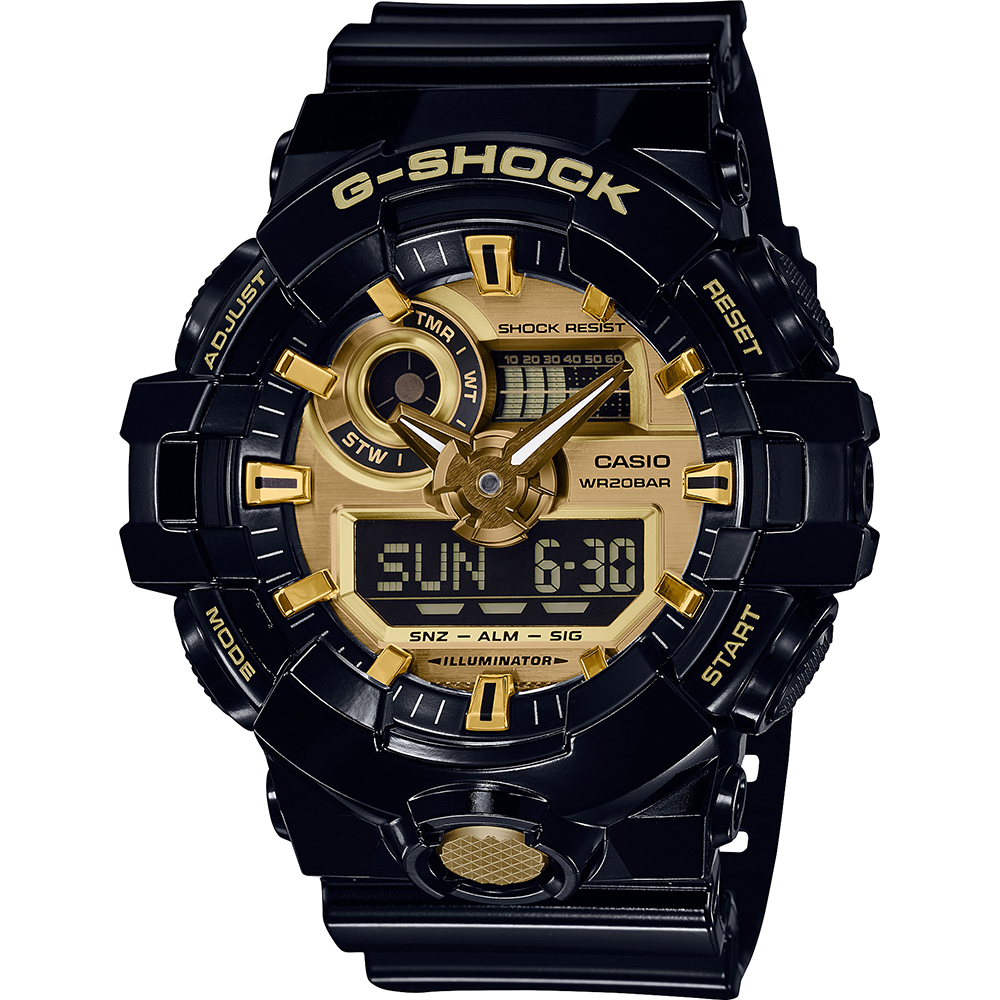 Reloj G-Shock Classic Style GA-710GB-1AER Streetwear - Garrish Black