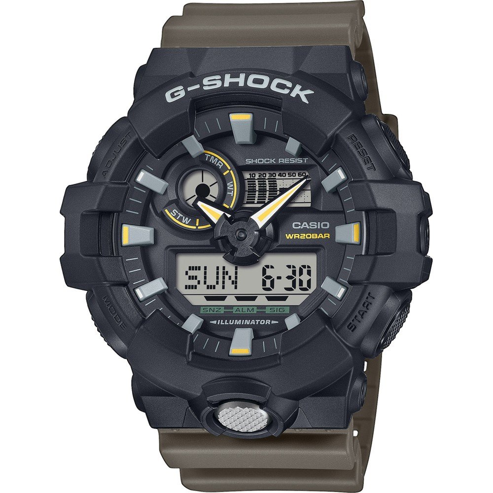 Reloj G Shock Classic Style GA 710TU 1A3ER Two Tone Utility Colours EAN 4549526379345 Reloj.es