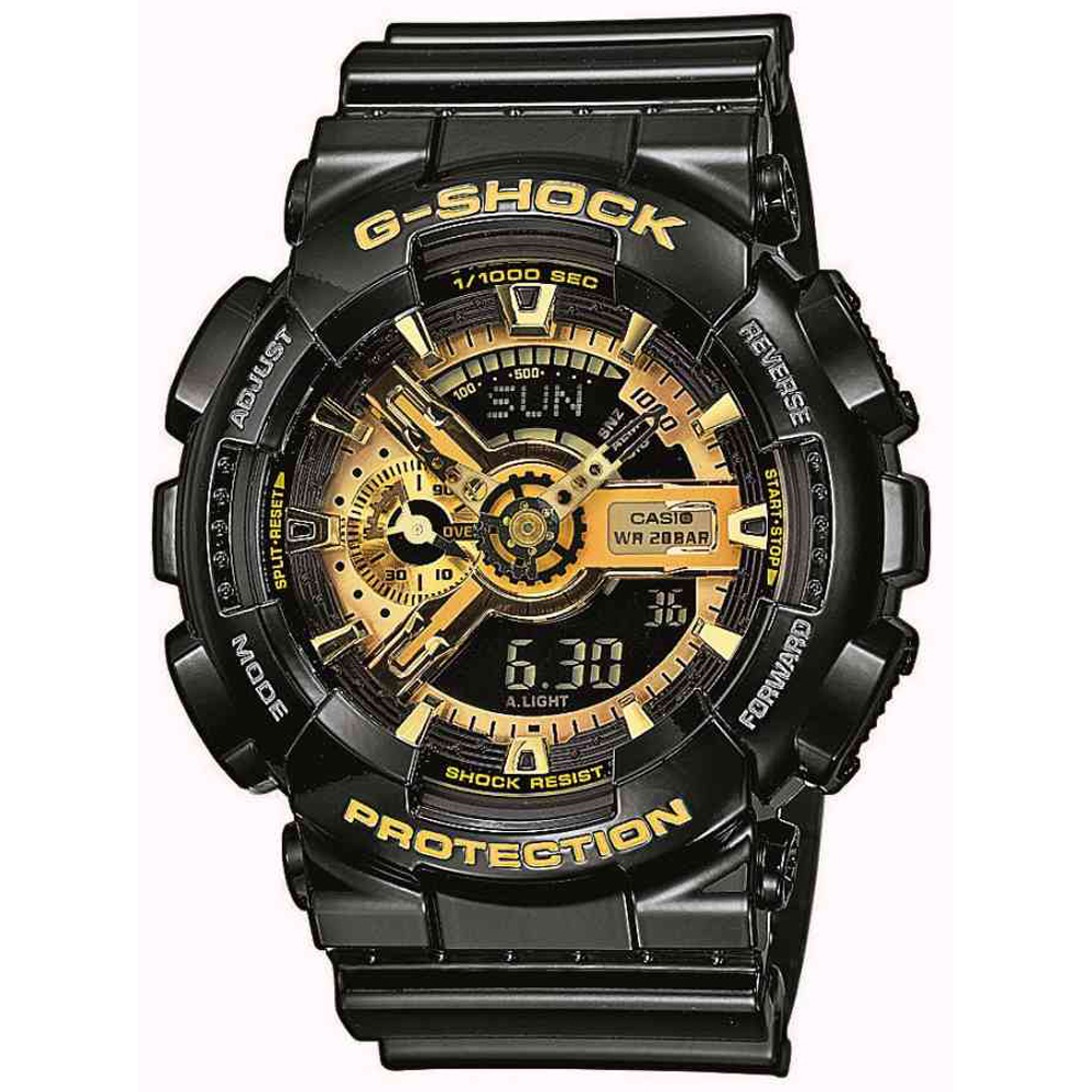 Sociable erupción lucha G-Shock Classic Style GA-110GB-1AER Garish Black Reloj • EAN: 4971850943235  • Reloj.es