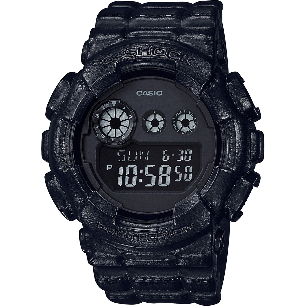 Reloj G-Shock Classic Style GD-120BT-1 Black Out Texture