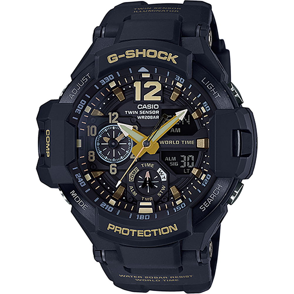 Reloj G-Shock Gravitymaster GA-1100GB-1A Gravity Master Garish Black