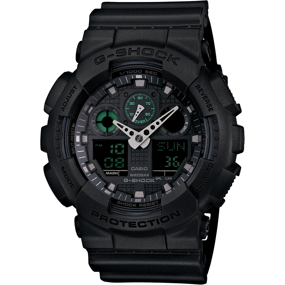 Reloj G-Shock Classic Style GA-100MB-1AER Mission Black