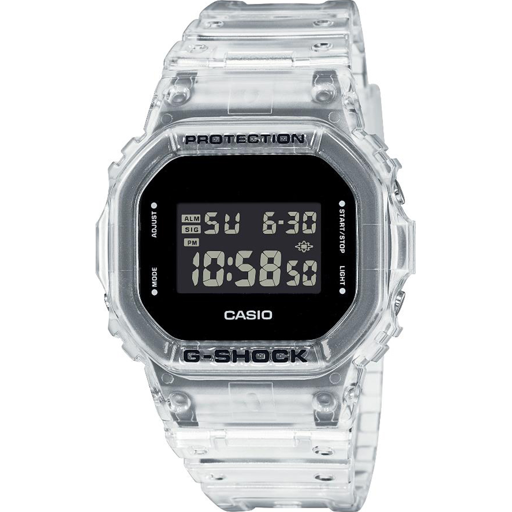 Reloj G-Shock Classic Style DW-5600SKE-7ER Skeleton Series - White