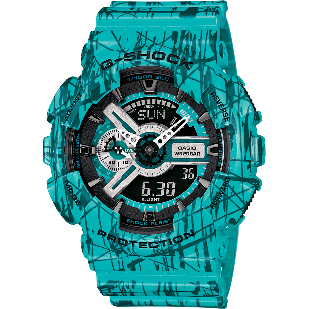 Reloj G-Shock Classic Style GA-110SL-3A Slash Pattern