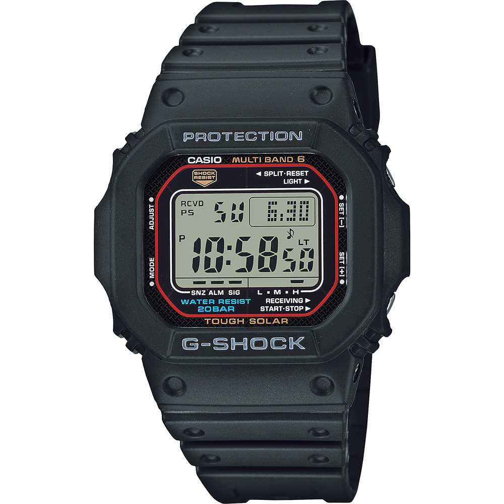 Reloj G-Shock Classic Style GW-M5610U-1ER Solar Waveceptor