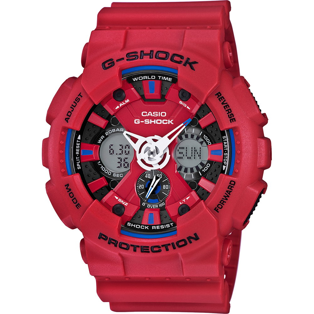 Reloj G-Shock Classic Style GA-120TR-4A Tricolor