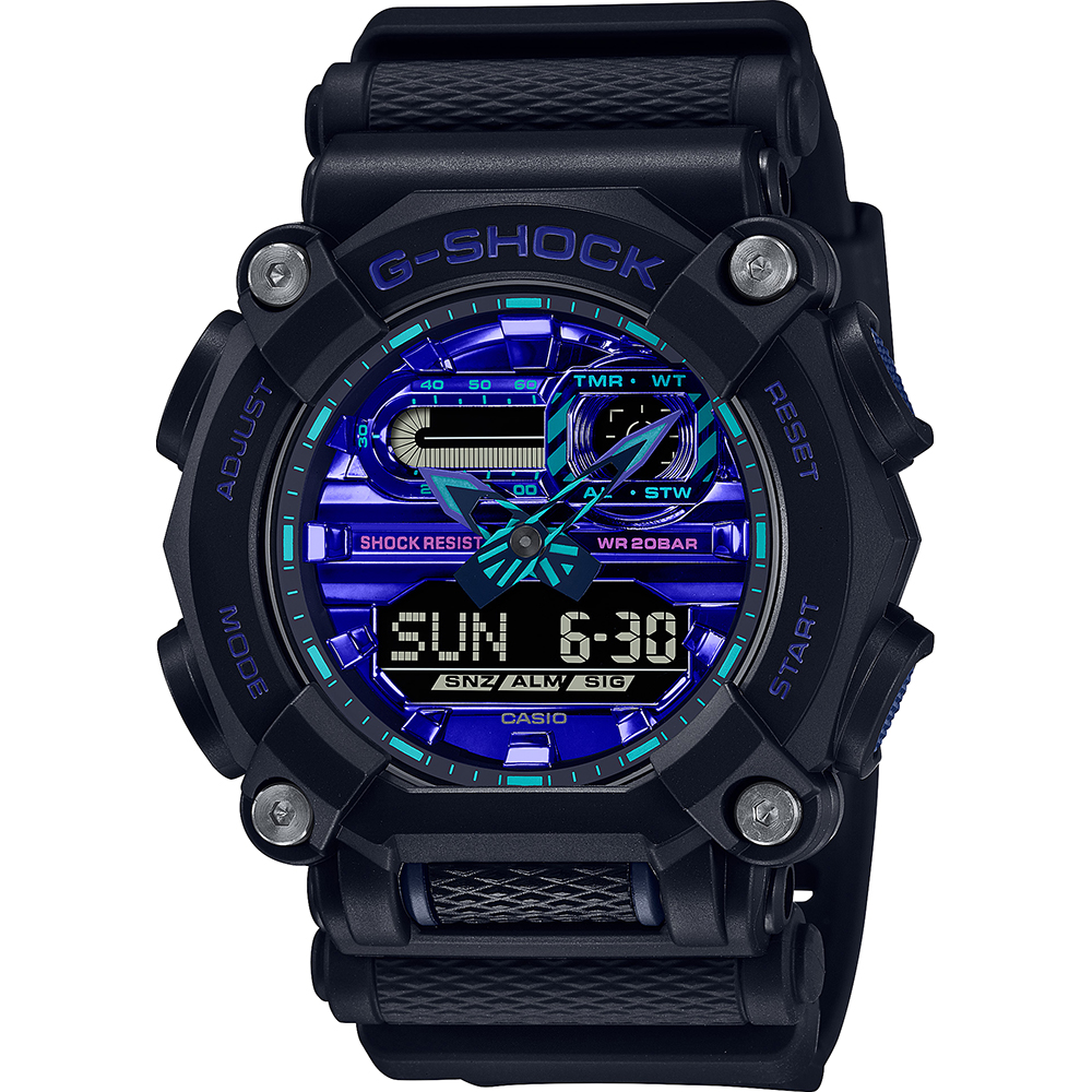 Reloj G-Shock Classic Style GA-900VB-1AER Virtual Blue