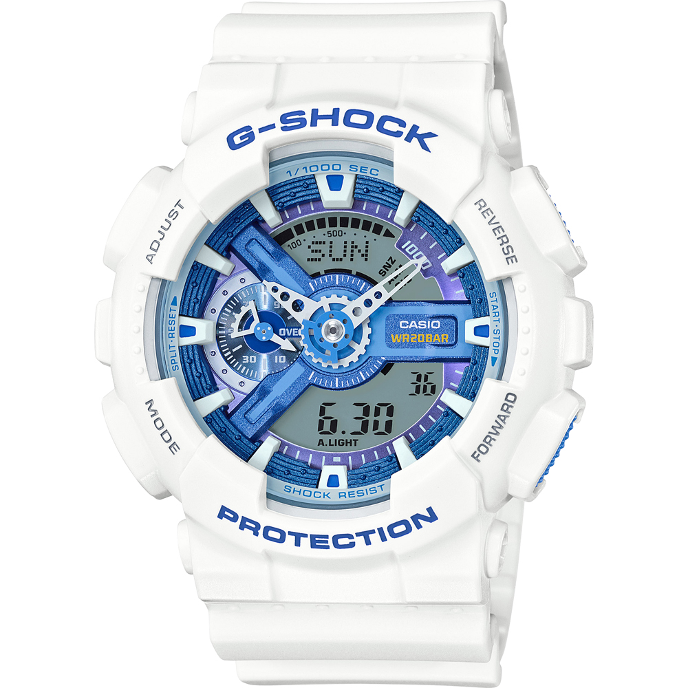 Reloj G-Shock Classic Style GA-110WB-7A White & Blue