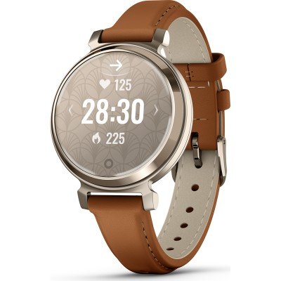 Reloj Garmin Lily 2 Classic Bronce Oscuro con Correa de Cuero