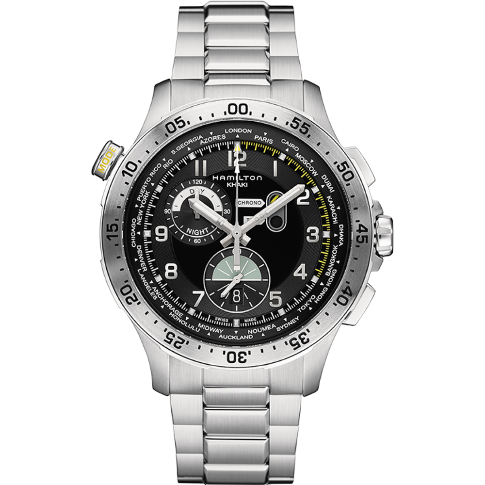 Reloj Hamilton Aviation H76714135 Worldtimer