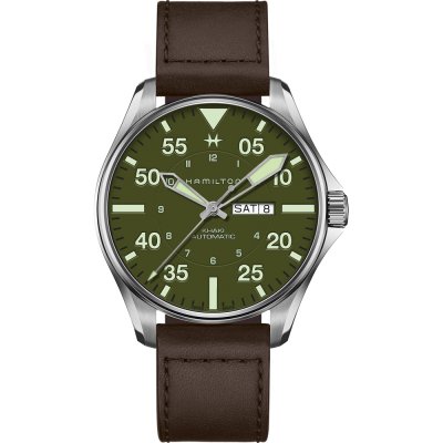 Reloj Hamilton Khaki Aviation H64735561 Khaki Pilot Schott NYC