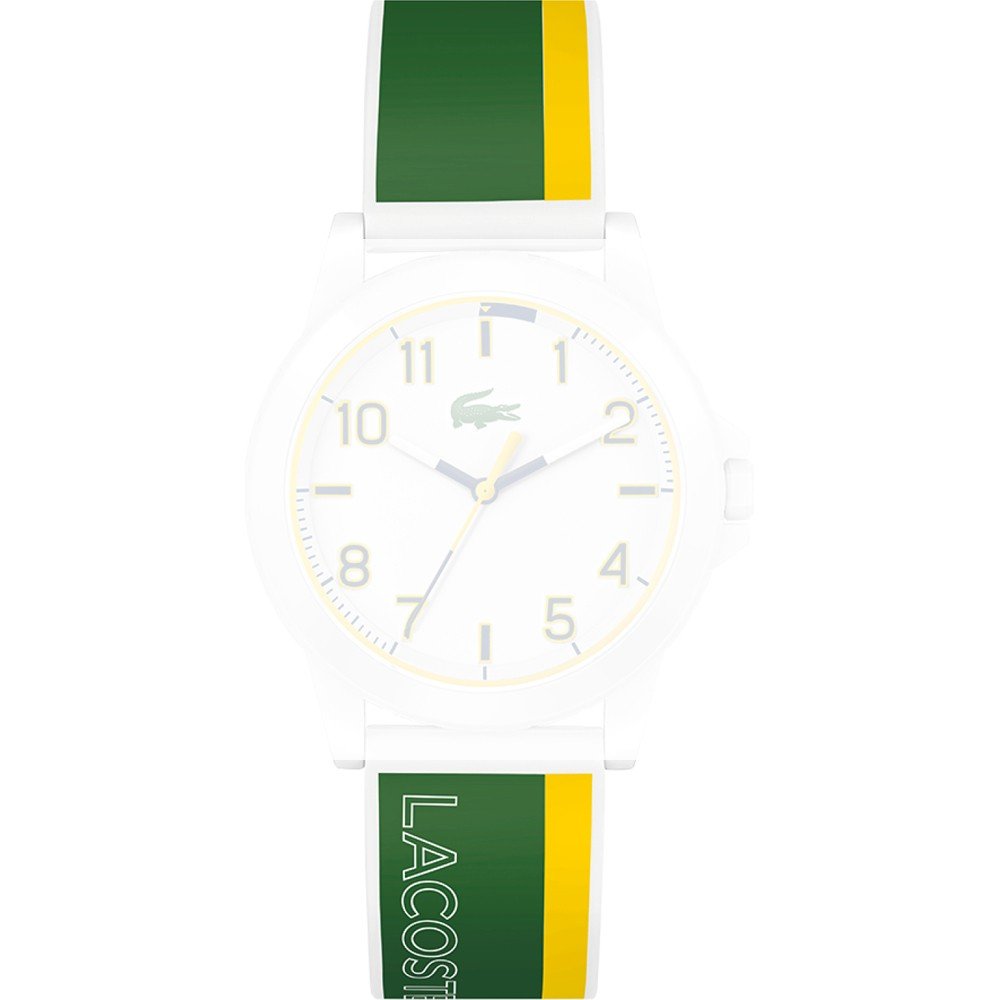 Reloj Lacoste Rider Niño Analógico Blanco, Verde y Amarillo 2030044