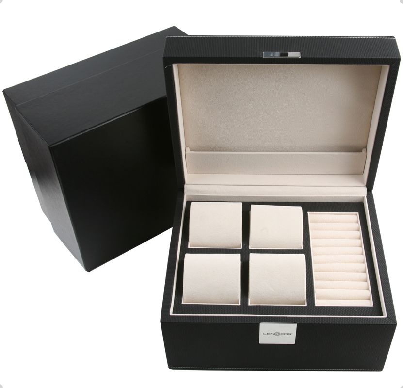 Caja para relojes  LECC05 Collectorbox for 4 watches and bezels