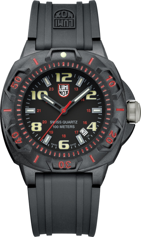 Luminox Watch Time 3 hands Sentry Red & Black A.0215