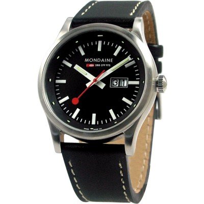 Mondaine Watch Time 3 hands Sport l Night Vision A669.30308.14SBB