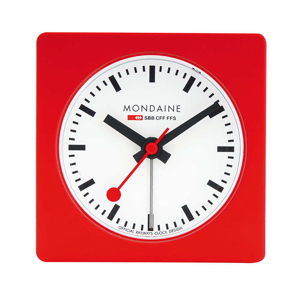 Clock Mondaine A996.ALIG.30SBB Alarm Cube