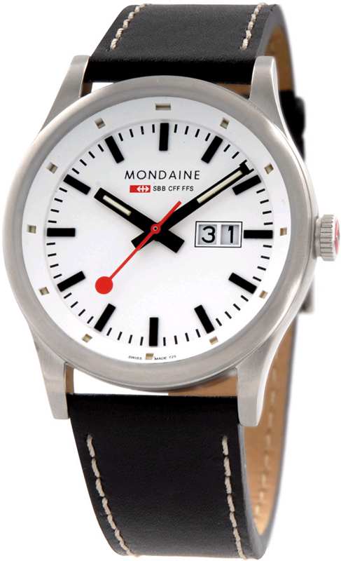 Mondaine Watch Time 3 hands Sport l Night Vision A669.30308.16SBB