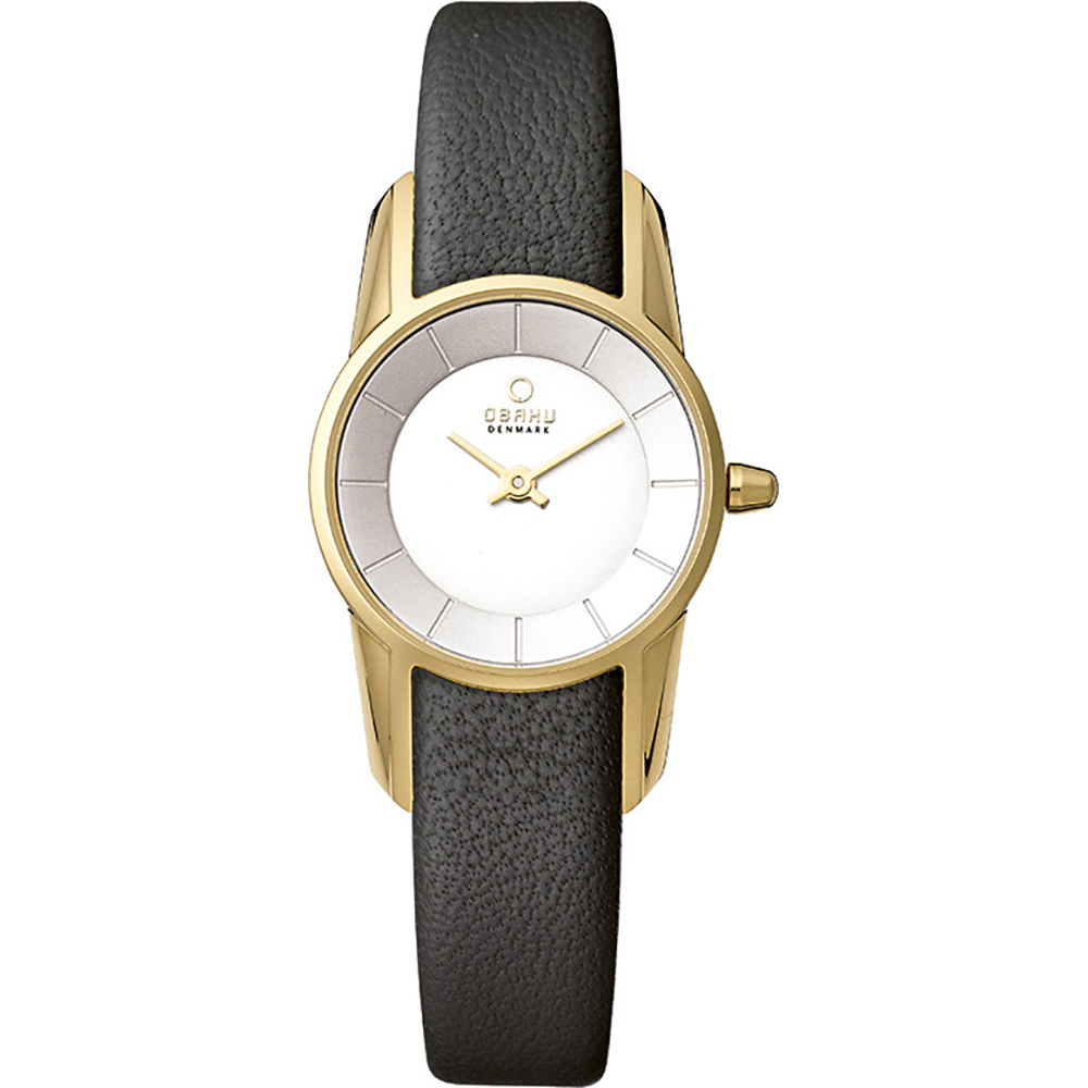 Obaku Watch Time 2 Hands Blomst V130LGIRB