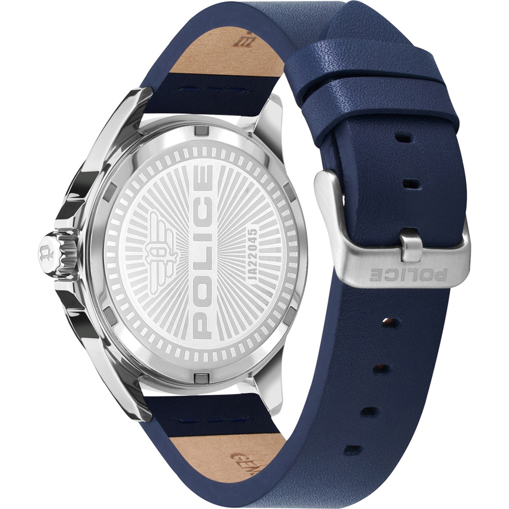 Reloj POLICE Hombre (Piel - Azul)