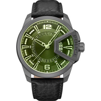 Police Relojes translúcidos para hombre analógico reloj automático con  pulsera de silicona PL.15924JPB-02PA, Gris, Moderno