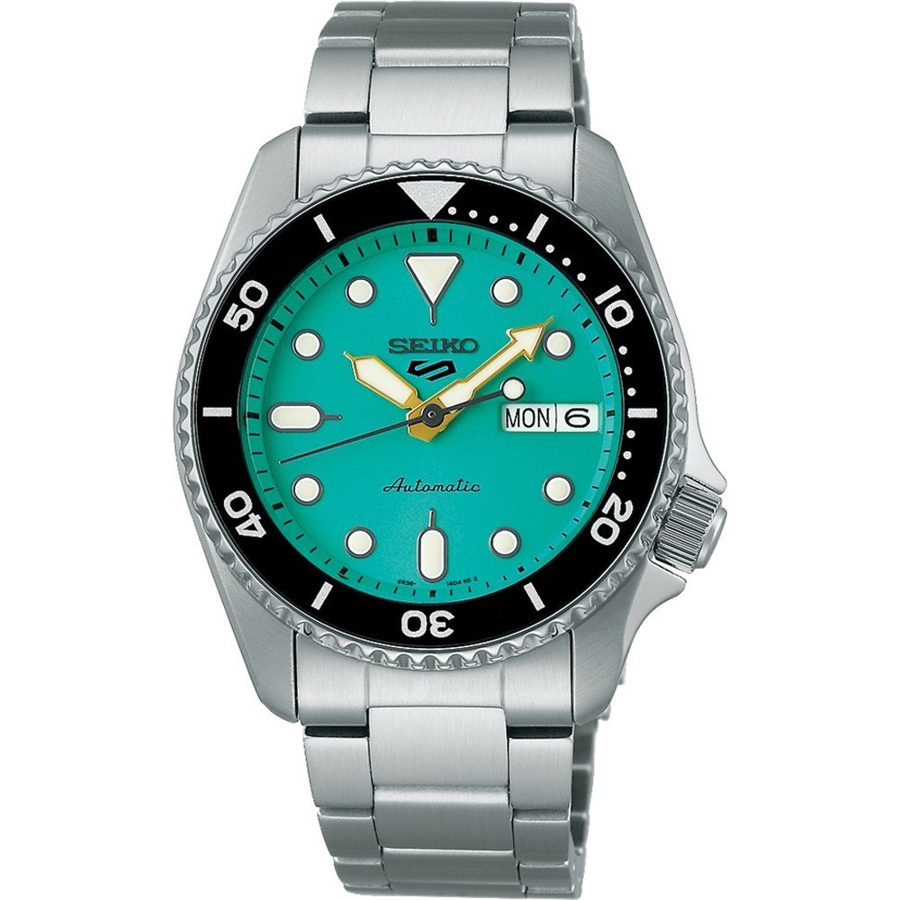 RELOJ SEIKO 5 SPORTS SRPD63K1 AUTOMÁTICO VERDE - DORADO 42.5MM –