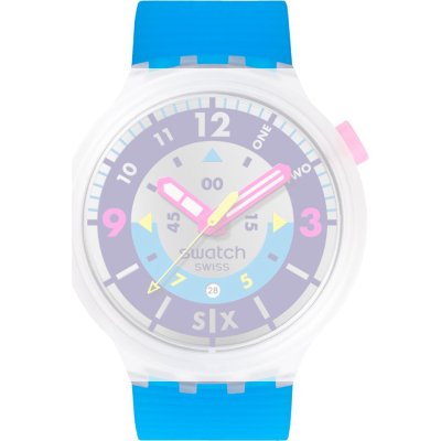 Correa Swatch ASB01K400 Neon Hielo
