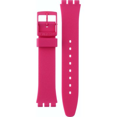 Correa Swatch Plastic - Originals Medium (34mm) /Access/Solar/Musicall/Stop - G/SK/SL/SR/SS/SO28 ASO28P110 Fantastic Fuchsia