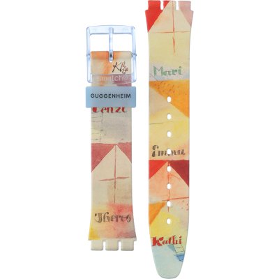 Correa Swatch Plastic - Originals Medium (34mm) /Access/Solar/Musicall/Stop - G/SK/SL/SR/SS/SO28 ASO28Z703 Klee's Bavarian Don Giovanni