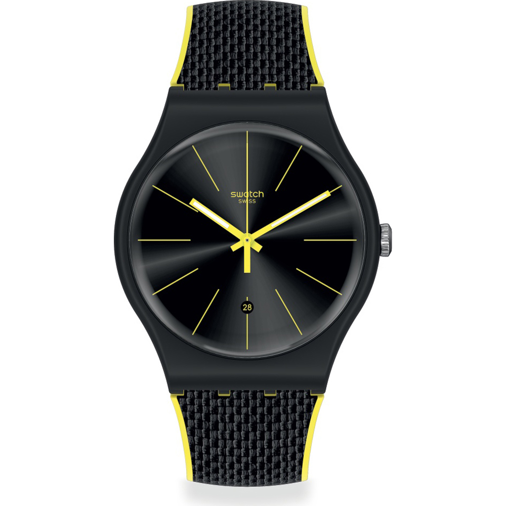 Reloj Swatch NewGent SUOB406 Black Cord