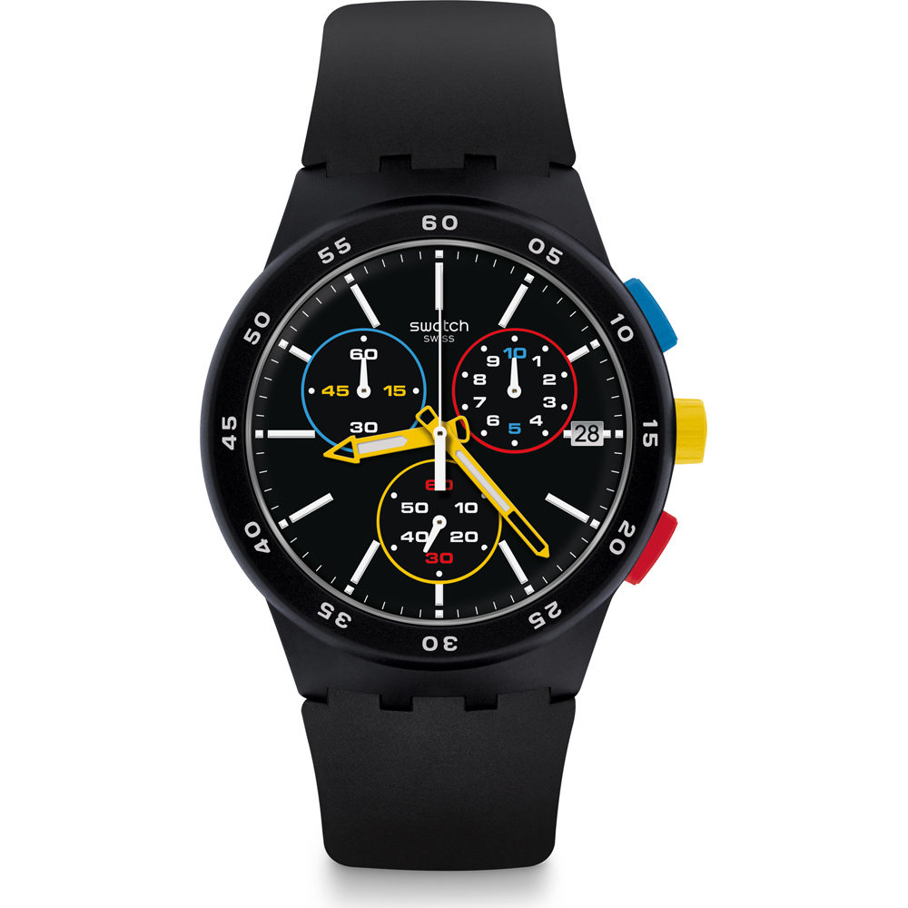 Reloj Swatch New Chrono Plastic SUSB416 Black-One