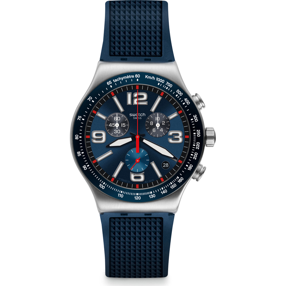 Reloj Swatch Irony - Chrono New YVS454 Blue Grid