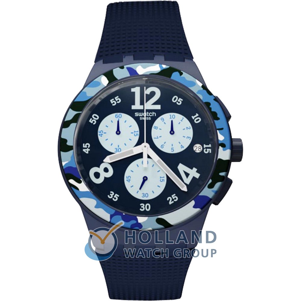 Reloj Swatch New Chrono Plastic SUSN414 Camoblu