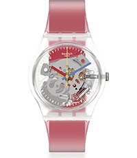 GE292 Clearly Red Striped 34mm