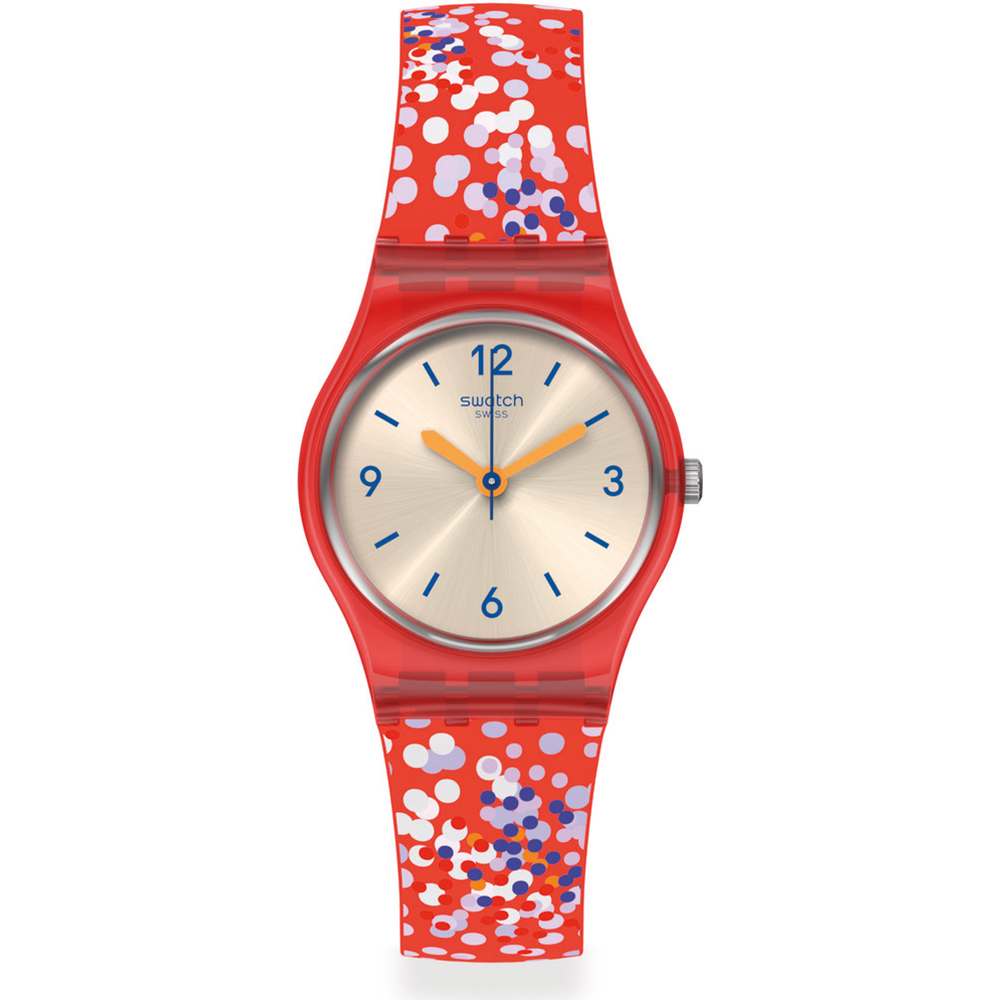 Reloj Swatch Standard Ladies LR136 Confettini rossi