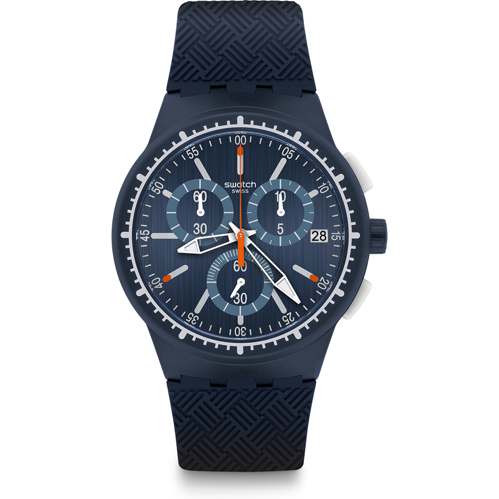 Reloj Swatch New Chrono Plastic SUSN410 Gara In Blue