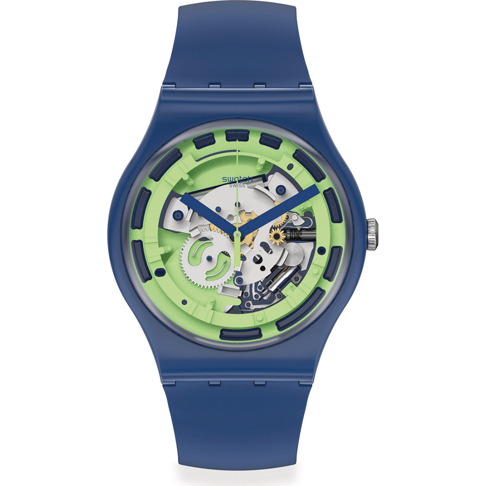 Reloj Swatch NewGent SUON147 Green Anatomy