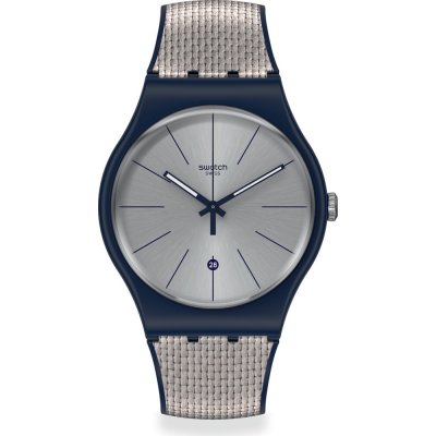 Reloj Swatch Originals Large (41mm) SUON402 Grey Cord
