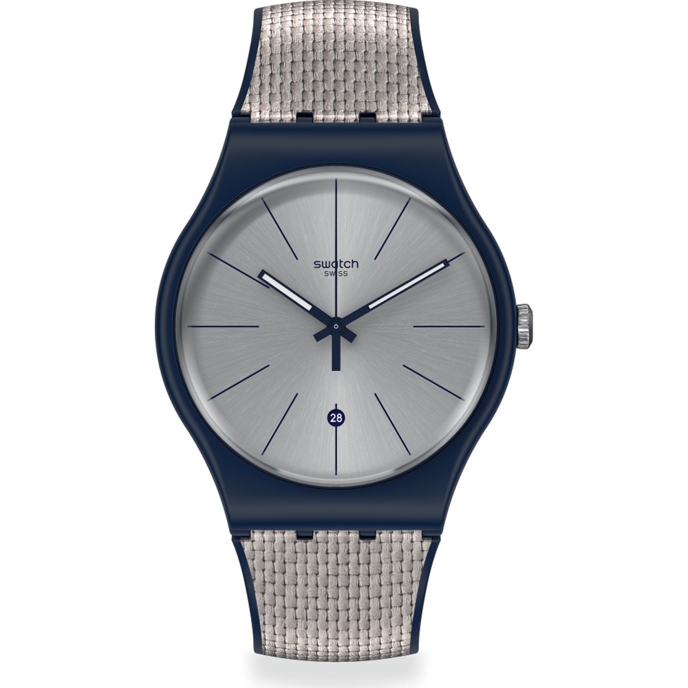 Reloj Swatch NewGent SUON402 Grey Cord