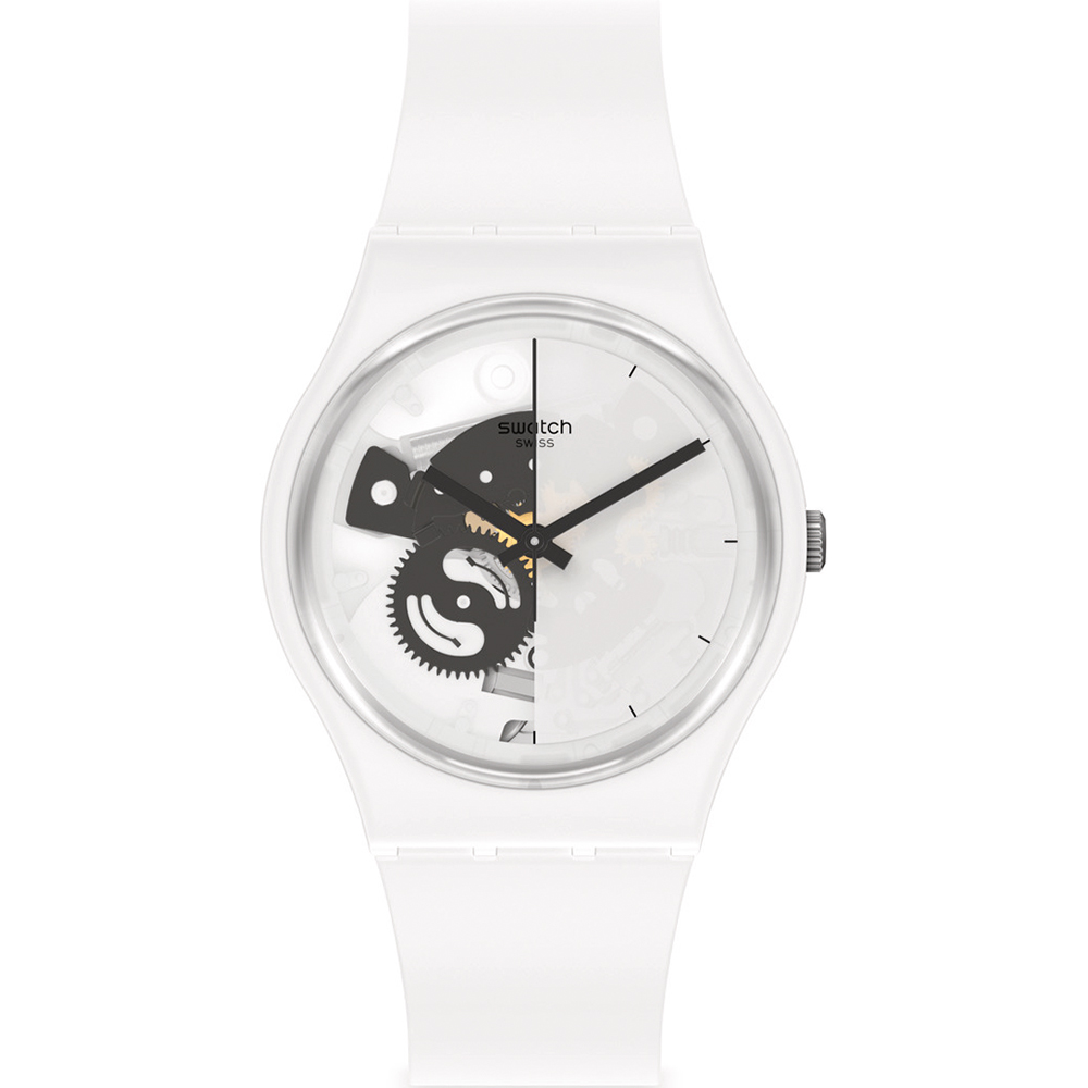 Reloj Swatch Standard Gents SO31W101 Live Time White